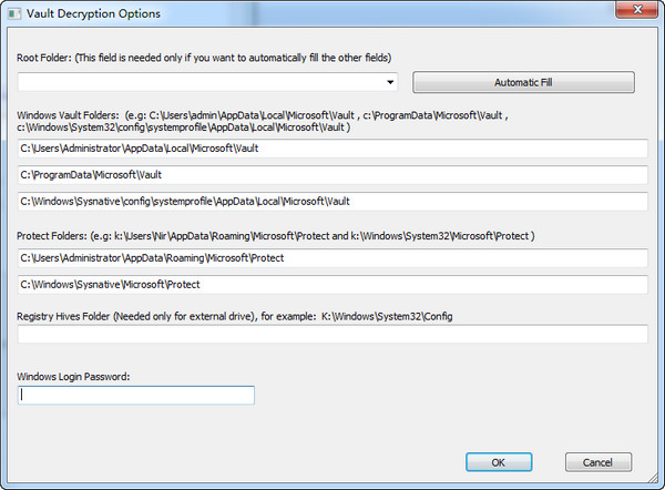 VaultPasswordView