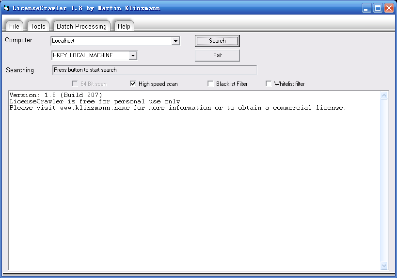 LicenseCrawler